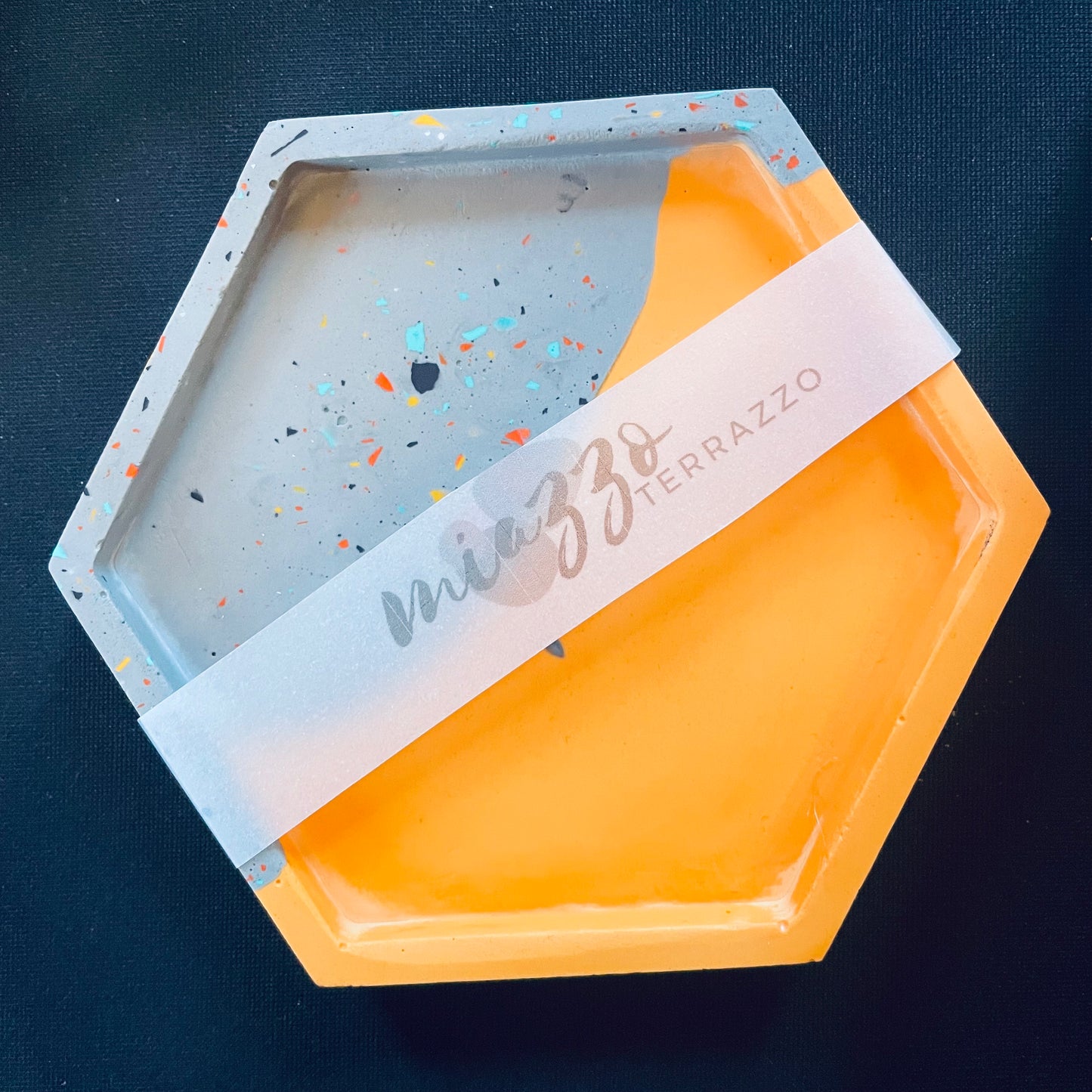 Hex- Two Tone Terrazzo