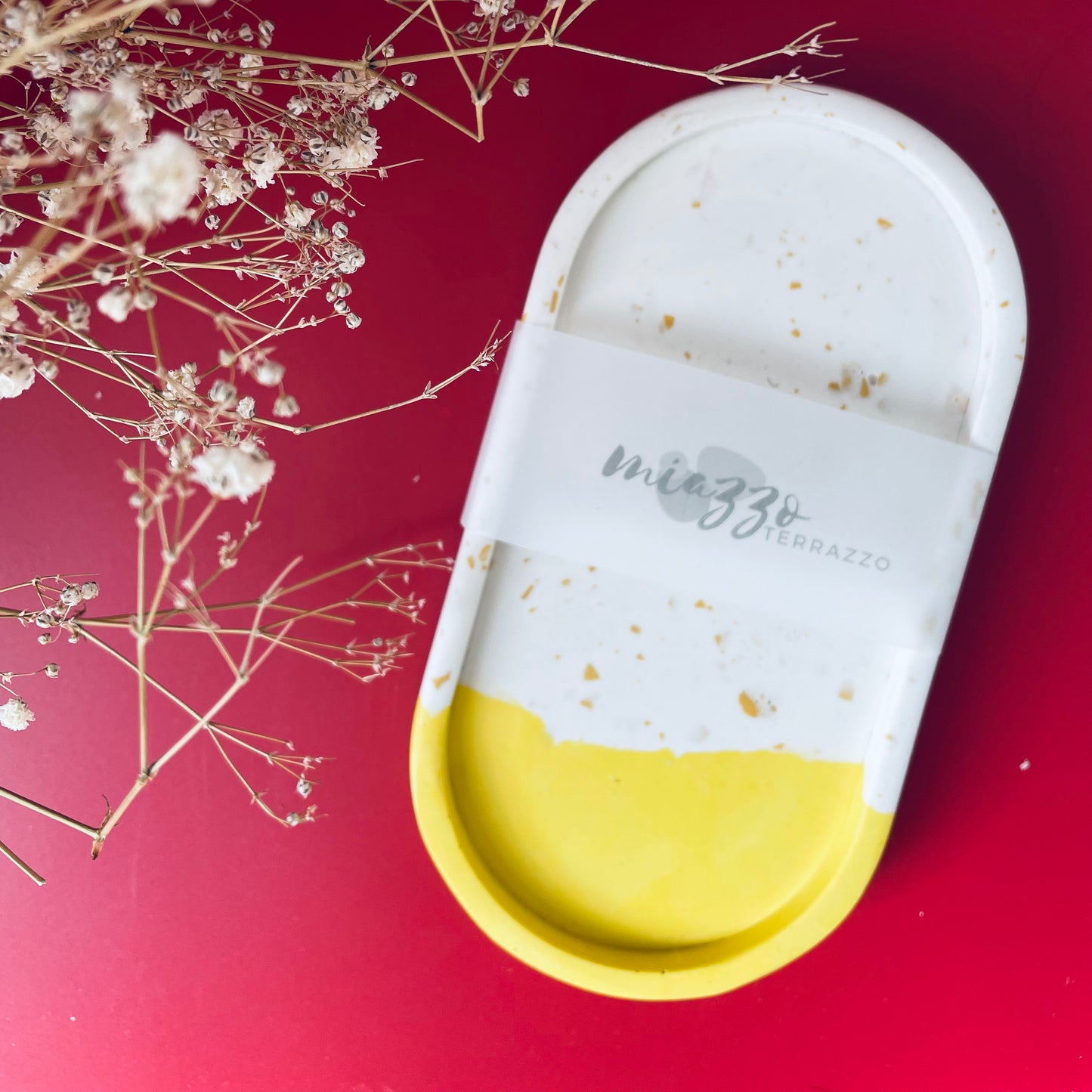 Oval Trinket- Two Tone Terrazzo