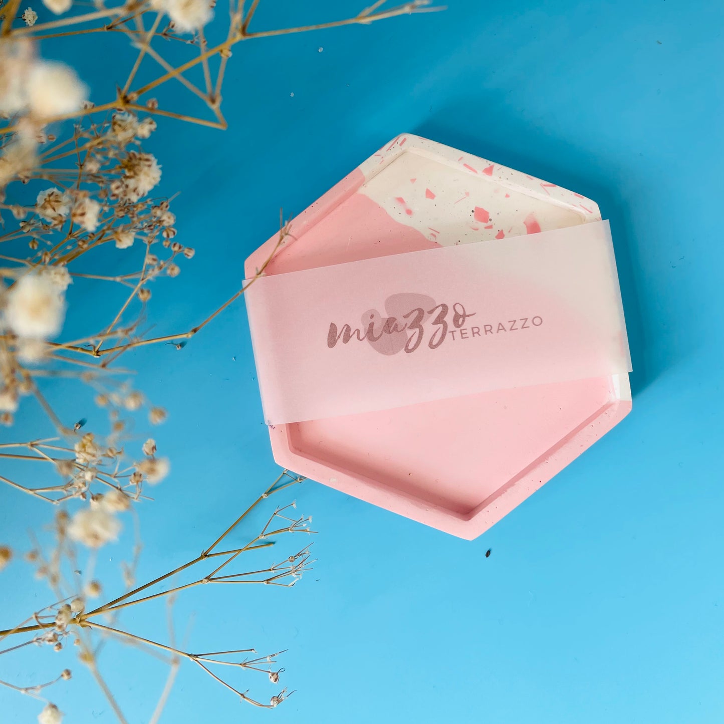 Hex- Two Tone Terrazzo