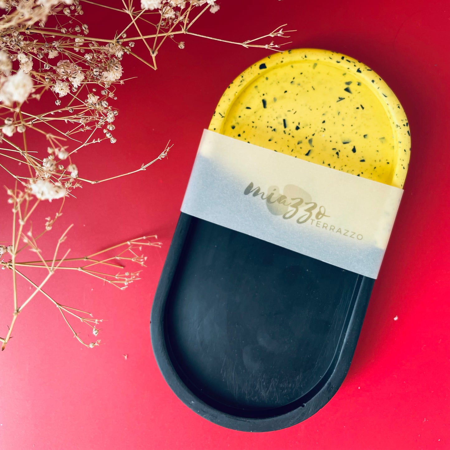 Oval Trinket- Two Tone Terrazzo