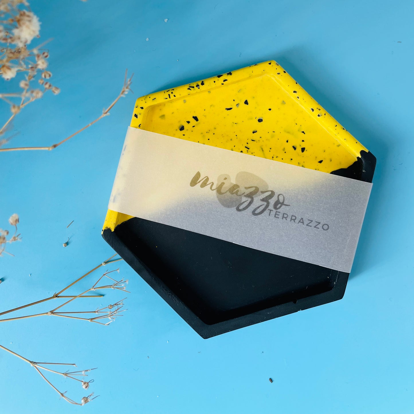 Hex- Two Tone Terrazzo