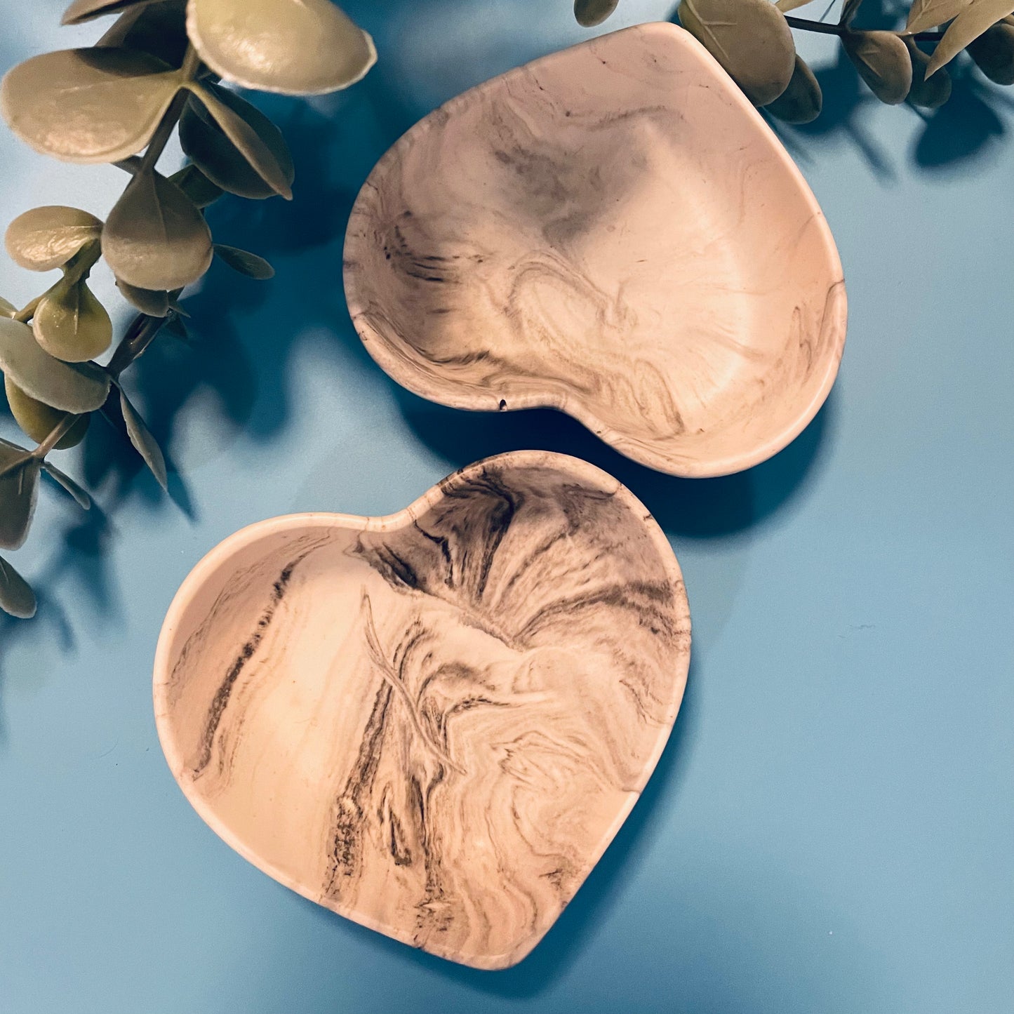 Heart Ring Dish- Marble effect