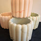Pastel Ribbed Pot - Super Seconds